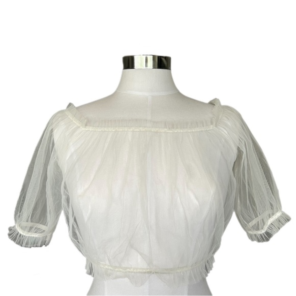 One Size Sheer Crop‎ top